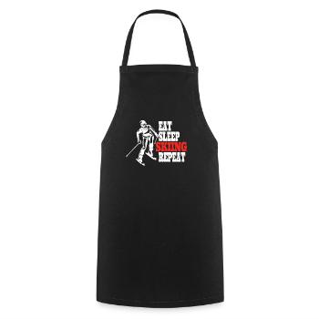 Ski accessories for skiers - Cooking Apron - black - Front - AI Model Male 185 dark (185cm)