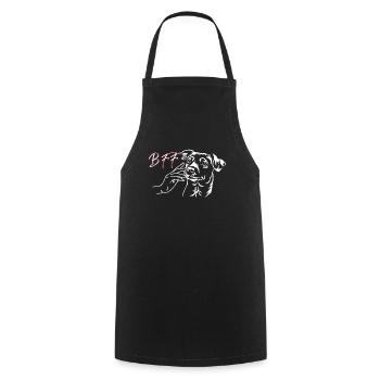 Accessoires pour chiens Terrier Propriétaires de chiens - Tablier de cuisine - noir - Devant - AI Model Male 185 dark (185cm)