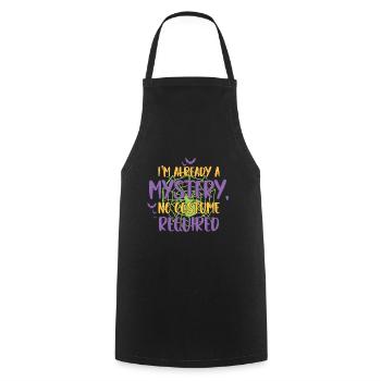 Anti Halloween - Cooking Apron - black - Front - AI Model Male 185 dark (185cm)