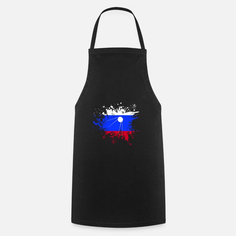 Sputnik Soviet - Kochschürze - Schwarz