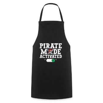 Mode Pirate activé Pirate Youth Design - Tablier de cuisine - noir - Devant - AI Model Male 185 dark (185cm)