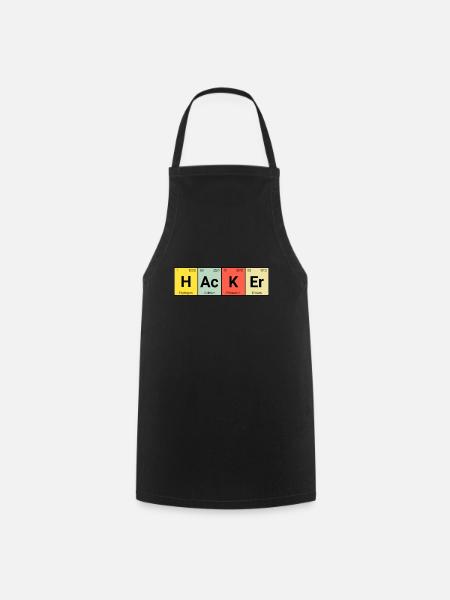 hacker - Cooking Apron - black