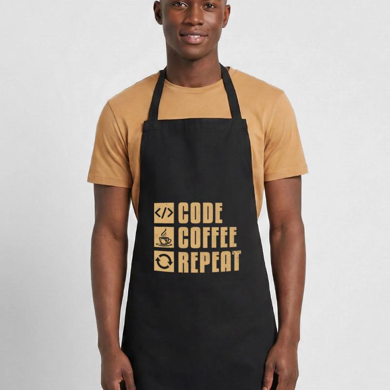 Café Codage Programmeur Codeur Développeur Nerd Coff Tablier de cuisine