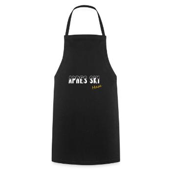 Apres Skihase - Kochschürze - Schwarz - Vorne - AI Model Male 185 dark (185cm)