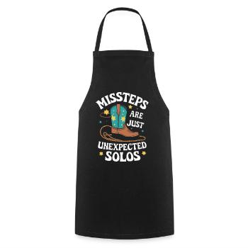 Danse en ligne Danseurs - Tablier de cuisine - noir - Devant - AI Model Male 185 dark (185cm)