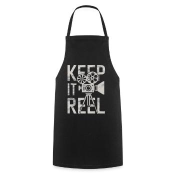 Filmmaker Film Director Cinematographer Film - Cooking Apron - black - Front - AI Model Male 185 dark (185cm)