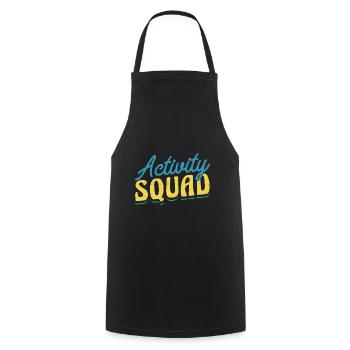 Activity Assistant Squad Team - Kochschürze - Schwarz - Vorne - AI Model Male 185 dark (185cm)