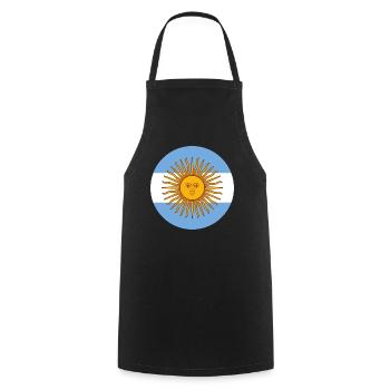 Argentina - Cooking Apron - black - Front - AI Model Male 185 dark (185cm)