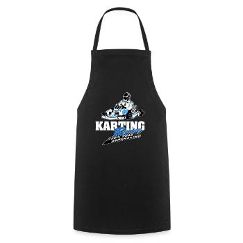 GoKart - Karting - Kart - Go Kart - Cooking Apron - black - Front - AI Model Male 185 dark (185cm)