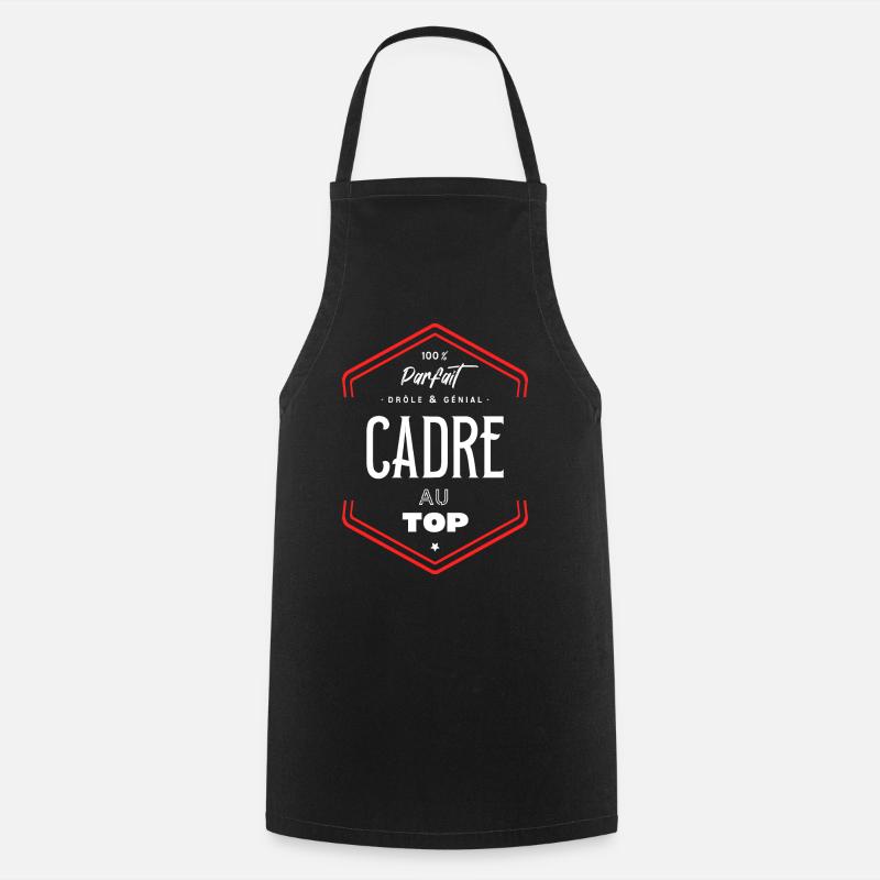 Cadre parfait et au top - Tablier de cuisine - noir