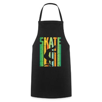 Skateboard Rider - Tablier de cuisine - noir - Devant - AI Model Male 185 dark (185cm)