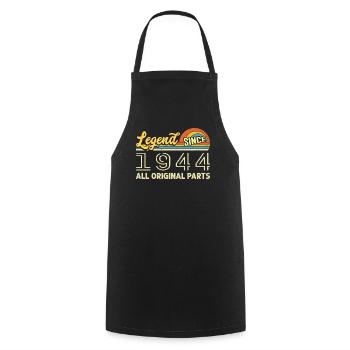 Legendary since 1944 Birthday 1944 Born 1944 - Cooking Apron - black - Front - AI Model Male 185 dark (185cm)