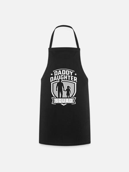 Daddy Daughter Squad Matching Vater Tochter - Forklæde - sort