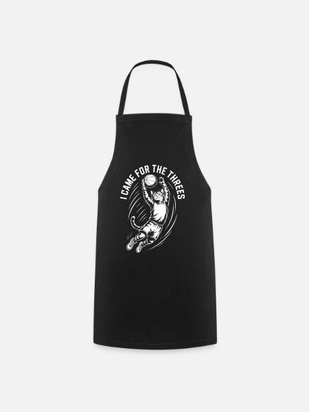 cat shoot ball - Cooking Apron - black