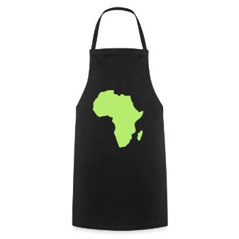 Africa - Kochschürze - Schwarz - Vorne - AI Model Male 185 dark (185cm)