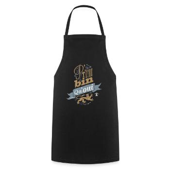 P't'être bin qu'oui - Tablier de cuisine - noir - Devant - AI Model Male 185 dark (185cm)