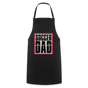 Cool Soccer Dad Logo - Kochschürze - Schwarz - Vorne - AI Model Male 185 dark (185cm)