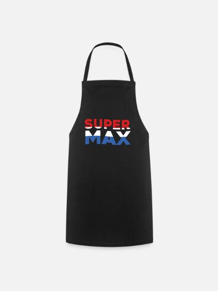 Super Max | Nederlandse vlag - Keukenschort - zwart