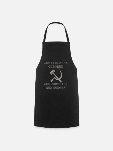 ZUM SCHLAFEN GEBOREN - Kochschürze - Schwarz