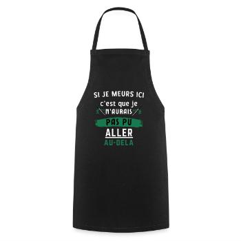 Manga Mania - Tablier de cuisine - noir - Devant - AI Model Male 185 dark (185cm)