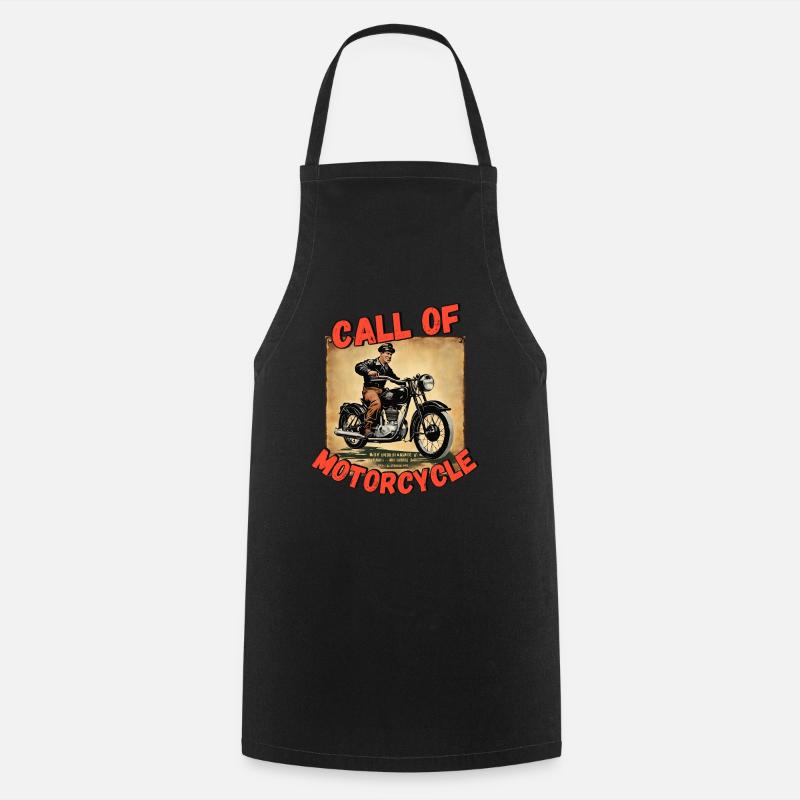 Motards nostalgiques - Tablier de cuisine - noir