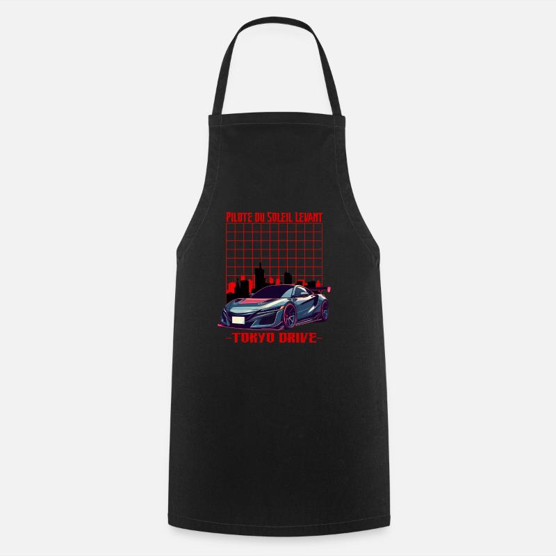 Pilot of the sun the wind - Cooking Apron - black