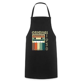 Legendary 1930 Anniversary - Cooking Apron - black - Front - AI Model Male 185 dark (185cm)