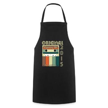 Anniversaire légendaire de 2015 - Tablier de cuisine - noir - Devant - AI Model Male 185 dark (185cm)