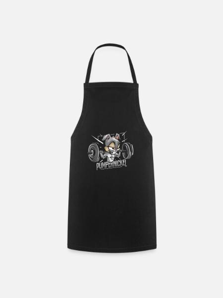 Pumpernickel Fitness Kaninchen - Kochschürze - Schwarz