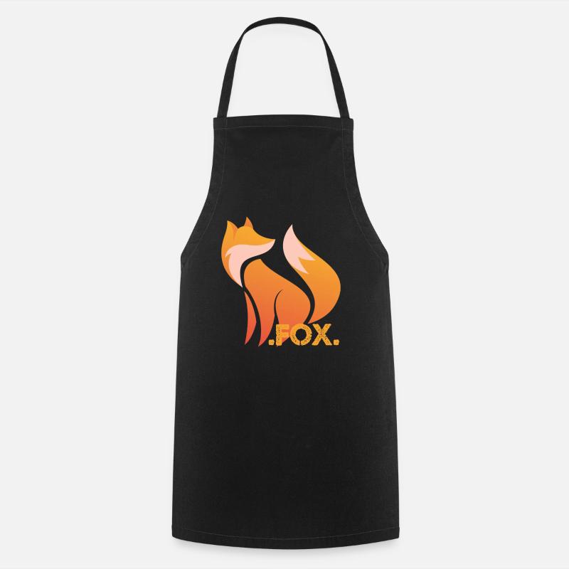 .Fox. - Cooking Apron - black