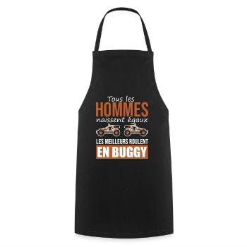 les meilleurs roulent en buggy | off road - Tablier de cuisine - noir - Devant - AI Model Male 185 dark (185cm)