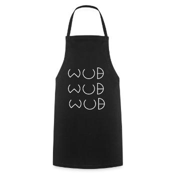 wub wub wub - Cooking Apron - black - Front - AI Model Male 185 dark (185cm)