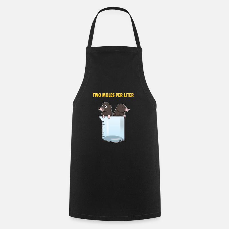 Two Moles Par Litre Taupe Science Science - Tablier de cuisine - noir