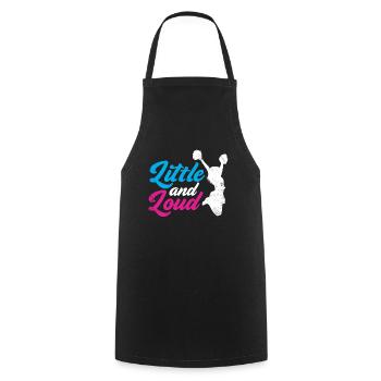 Small and loud design for cheerleaders - Cooking Apron - black - Front - AI Model Male 185 dark (185cm)