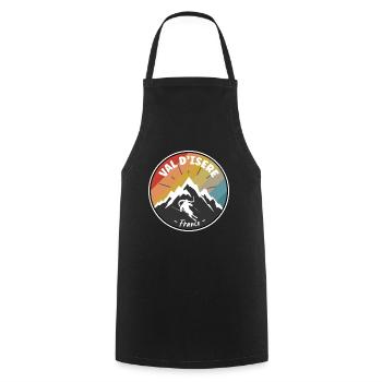 Ski en France Val d’Isère - Tablier de cuisine - noir - Devant - AI Model Male 185 dark (185cm)