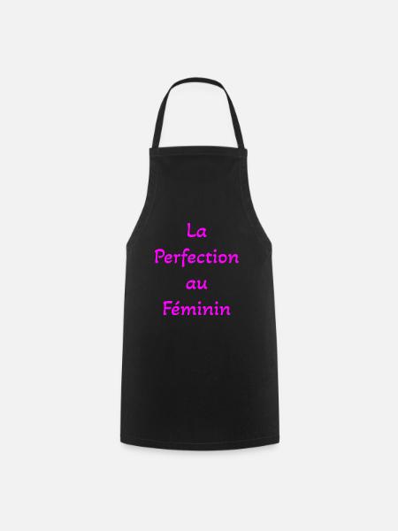 Mode Femme. Woman Fashion. - Tablier de cuisine - noir