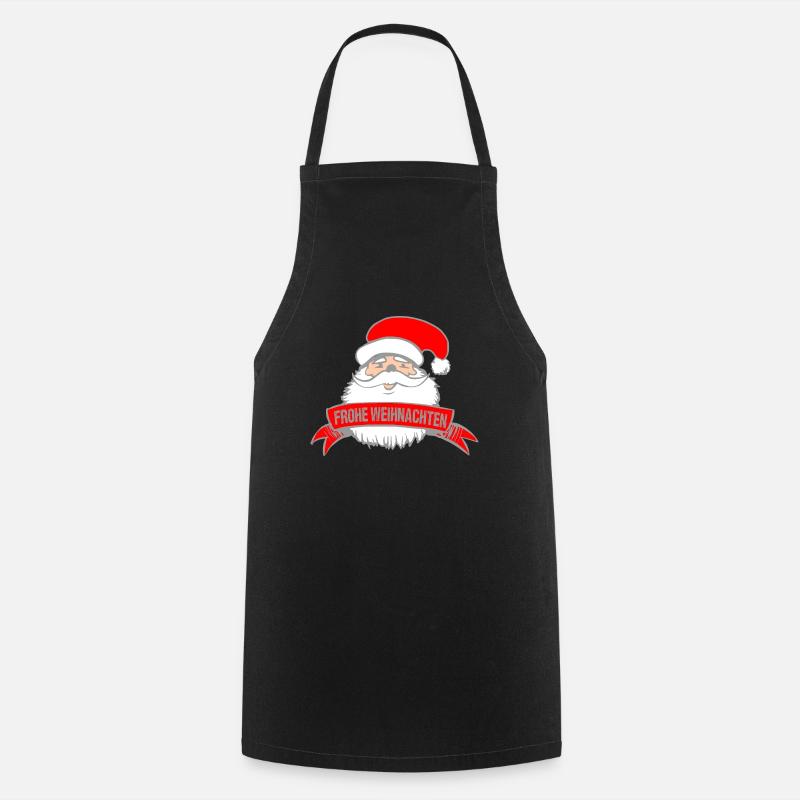 Weihnachten - Kochschürze - Schwarz
