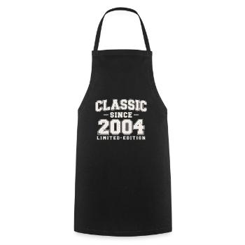 Classique Depuis 2004 Vintage Vintage Anniversaire - Tablier de cuisine - noir - Devant - AI Model Male 185 dark (185cm)