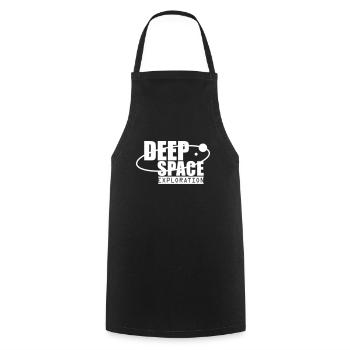 Deep Space Exploration - Universe Galaxy Astro - Cooking Apron - black - Front - AI Model Male 185 dark (185cm)
