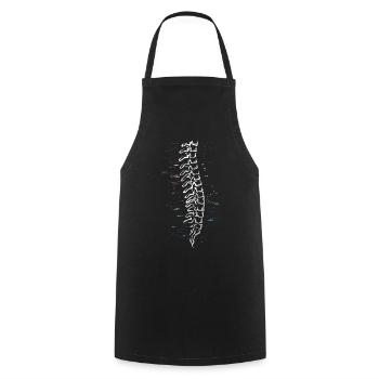 Physiotherapist Chiropractor Physiotherapy - Cooking Apron - black - Front - AI Model Male 185 dark (185cm)