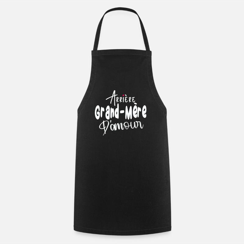 Arrière grand-mère - Tablier de cuisine - noir