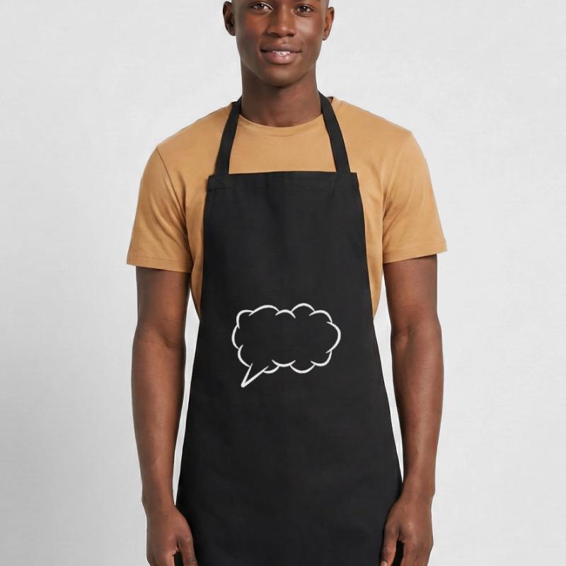 Speech bubble thought bubble Cooking Apron