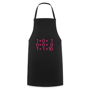 Informatik Regeln Programmierer - Kochschürze - Schwarz - Vorne - AI Model Male 185 dark (185cm)