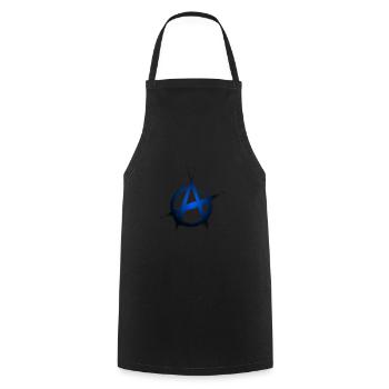 Symbole anarchie - Tablier de cuisine - noir - Devant - AI Model Male 185 dark (185cm)