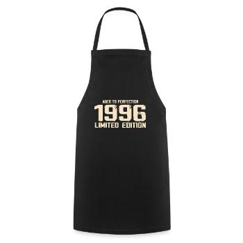 1996 Limited edition 1996 Birthday 1996 Retro - Cooking Apron - black - Front - AI Model Male 185 dark (185cm)