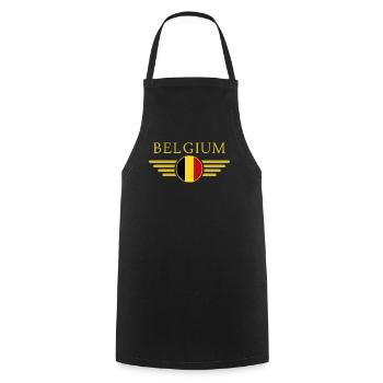 I Love Belgium, Elegance Style Design T-Shirt - Cooking Apron - black - Front - AI Model Male 185 dark (185cm)