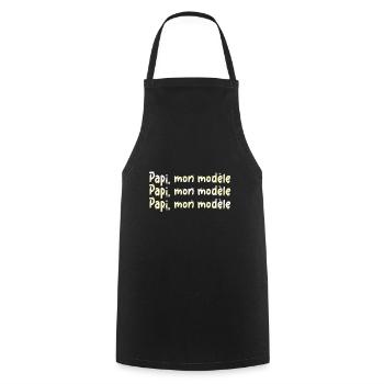 GRANDPA DAD GRANDPA HUMOR GRANDPA JOKE 13 - Cooking Apron - black - Front - AI Model Male 185 dark (185cm)