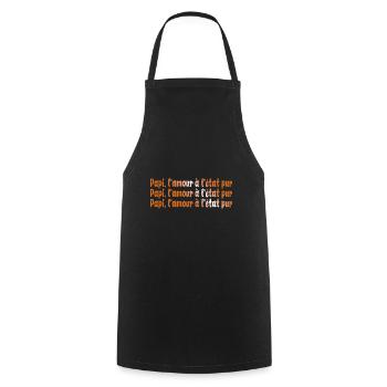 GRANDPA DAD GRANDPA HUMOR GRANDPA JOKE 67 - Cooking Apron - black - Front - AI Model Male 185 dark (185cm)