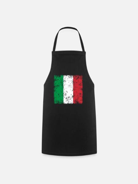 Italie - Tablier de cuisine - noir