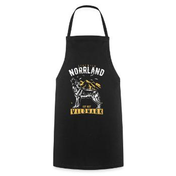 Stay Wild Norrland Vildmark - Tablier de cuisine - noir - Devant - AI Model Male 185 dark (185cm)